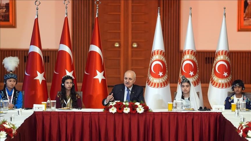 رئيس البرلمان التركي: حرمان أطفال غزة من حق الحياة جريمة مشتركة للبشرية